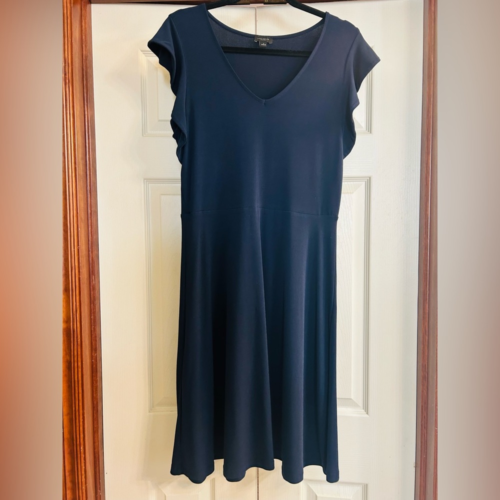 Ann Taylor Flutter Sleeve Dress.   New Without Tags